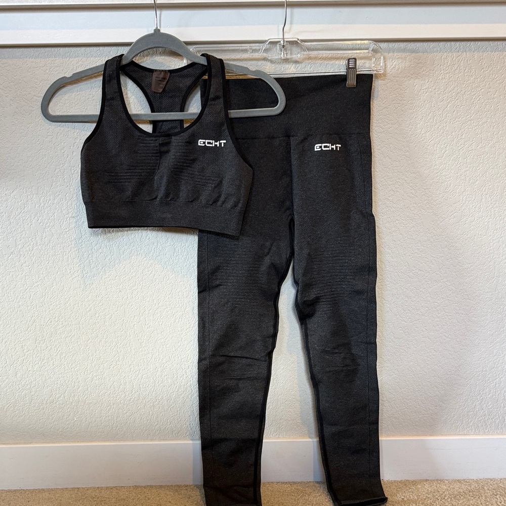 ECHT Charcoal Activewear Set